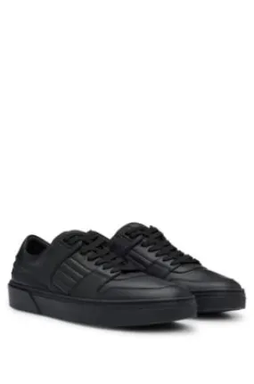 Porsche x BOSS leather trainers with padded details