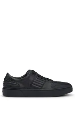 Porsche x BOSS leather trainers with padded details