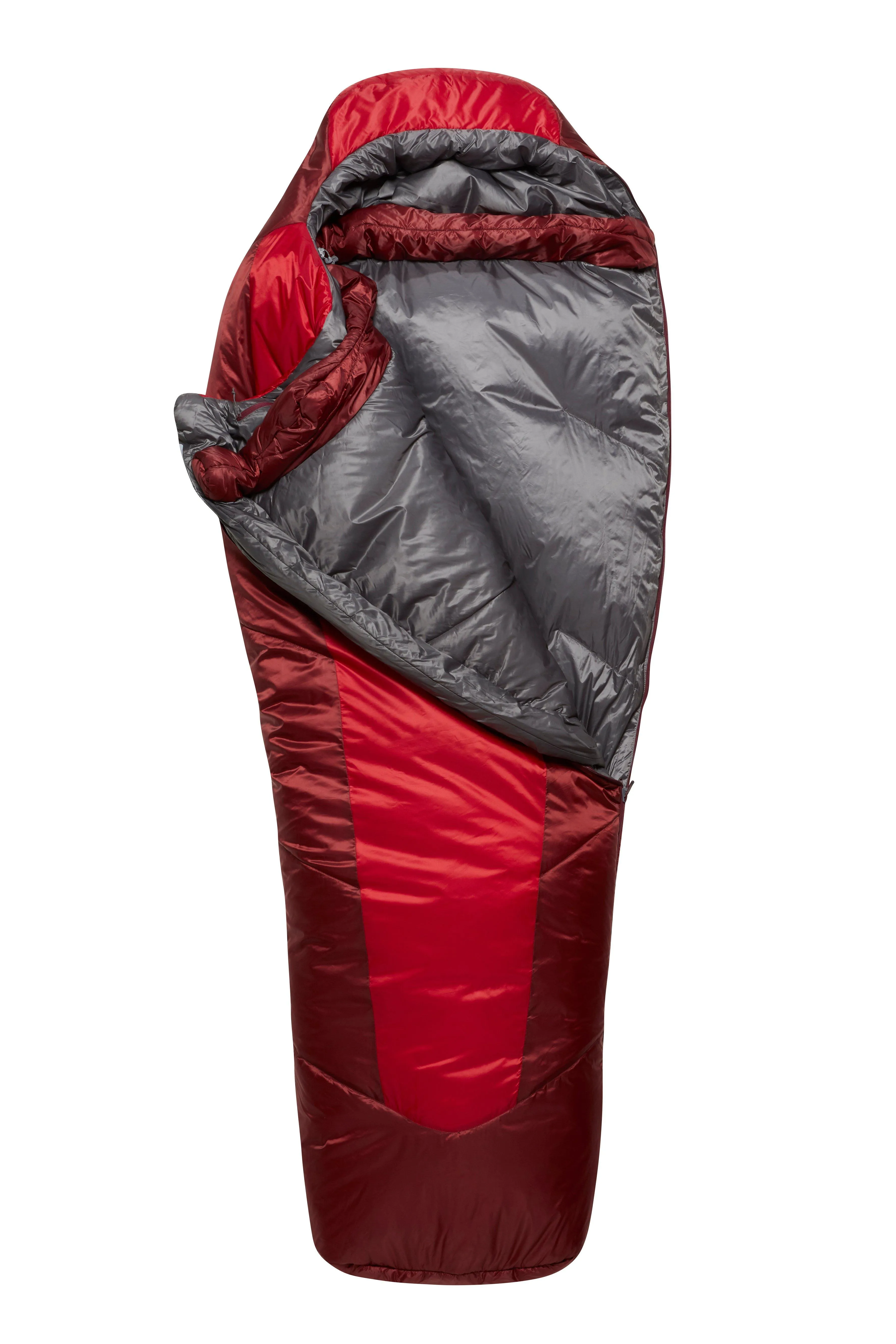 Rab Women's Solar Eco 3 Sleeping Bag - Red | George Fisher UK