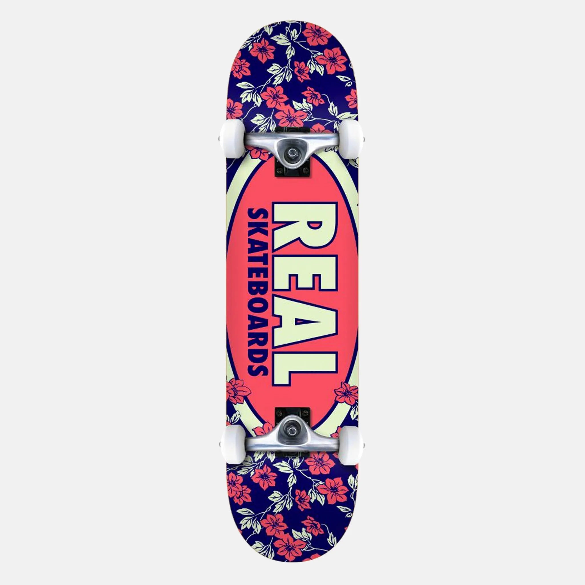 Real Skateboards - 7.75 Oval Blossoms Complete Skateboard