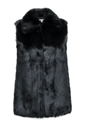 Rebecca Minkoff - Black Rabbit Fur Vest Sz XS