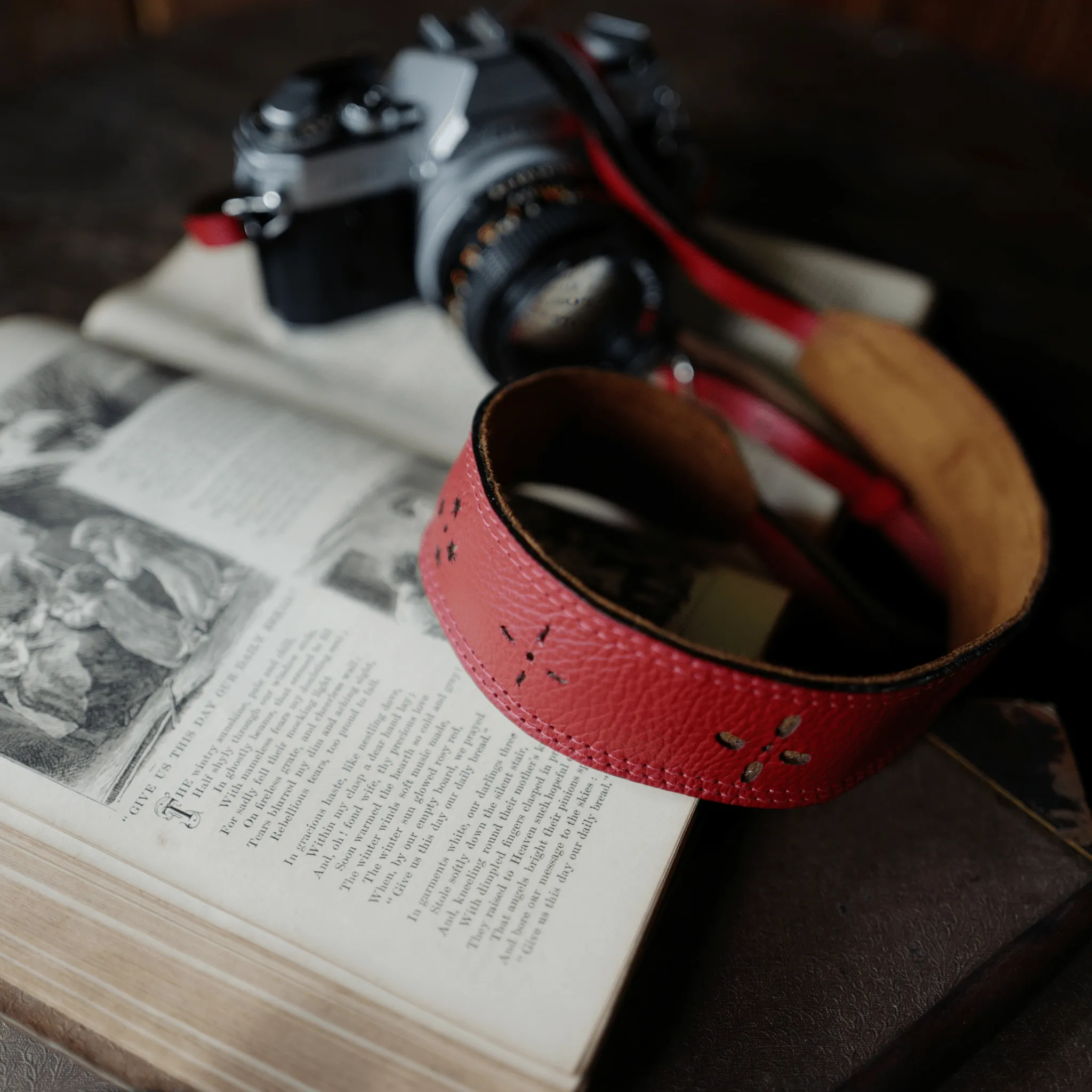 Red Camera Strap