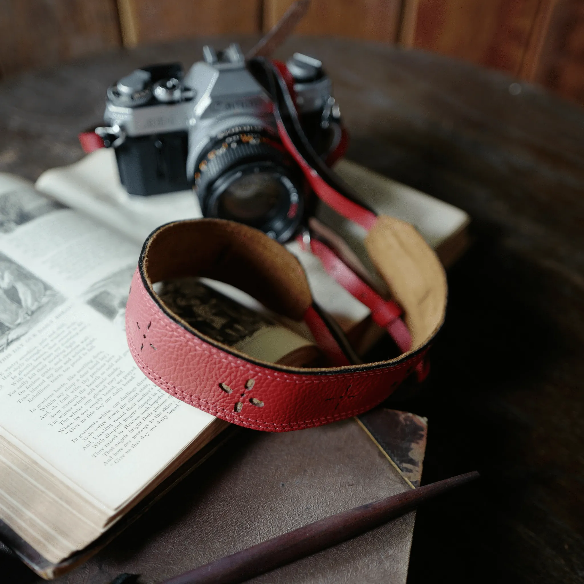 Red Camera Strap