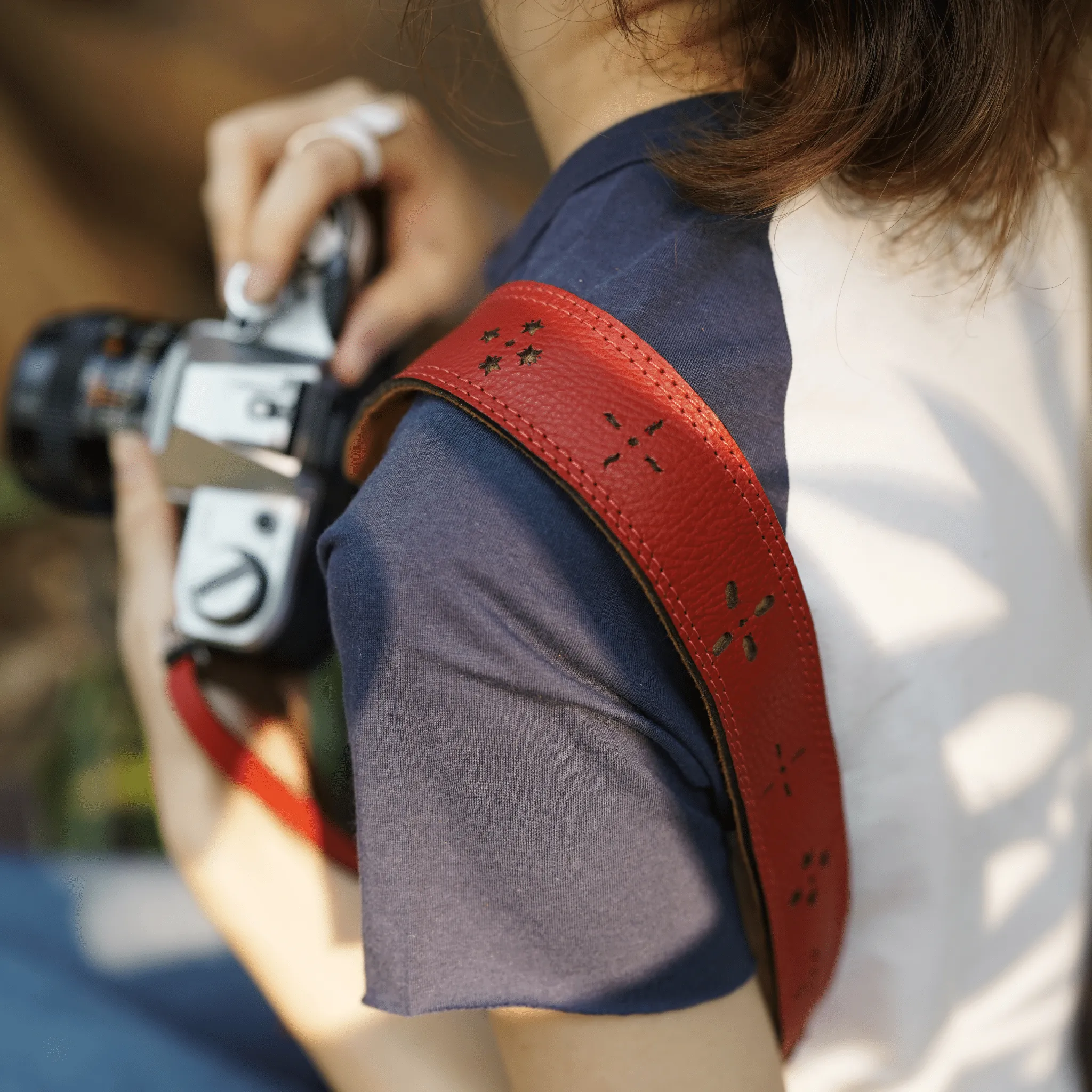 Red Camera Strap