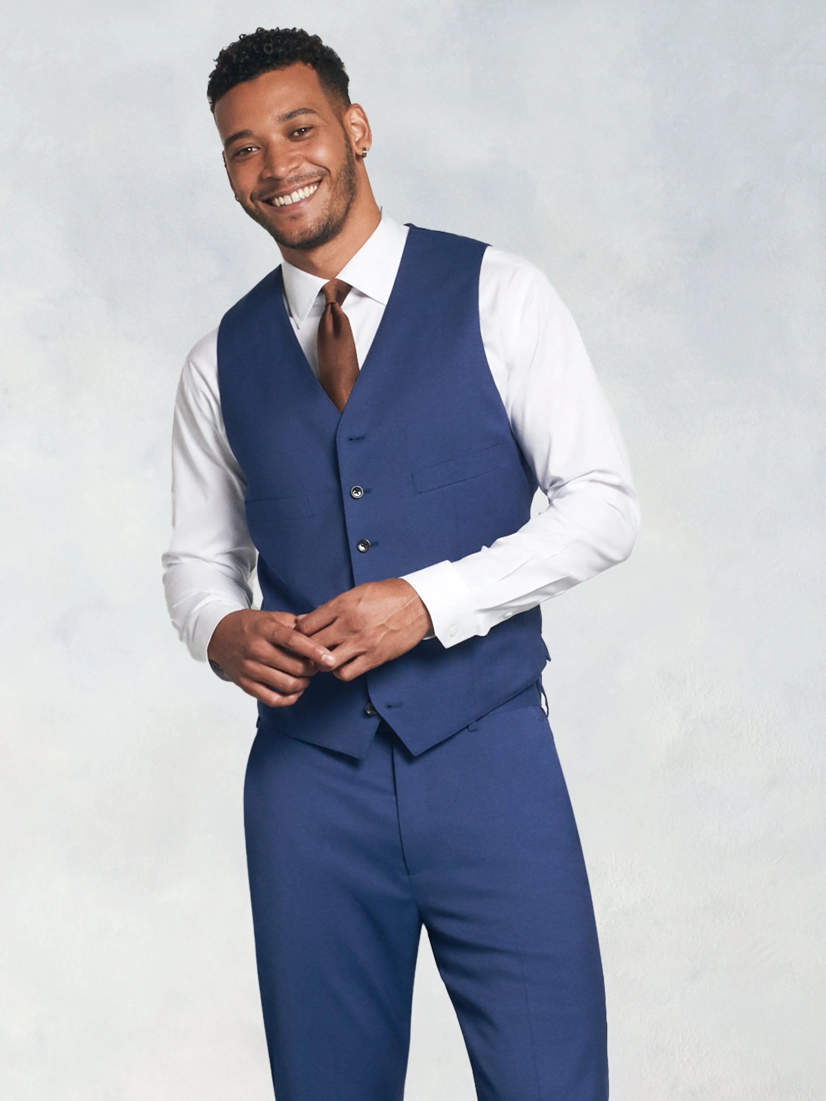 Royal Blue Suit Vest