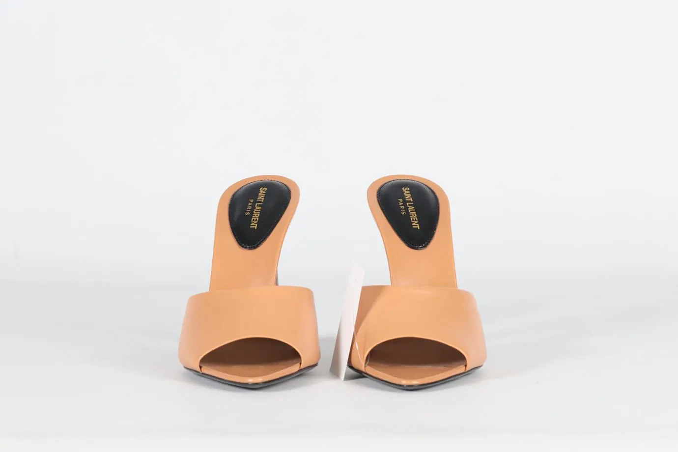 SAINT LAURENT LEATHER MULES EU 38 UK 5 US 8