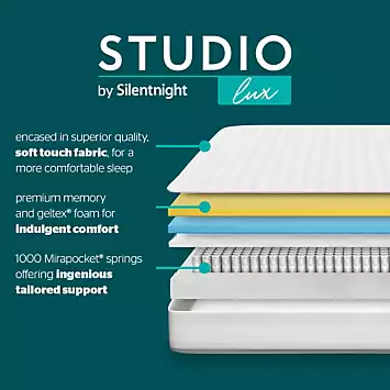 Silentnight Studio Lux Rolled Mattress | Kaleidoscope