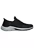 Skechers Mens Black Hands Free Slip-Ins Relaxed Fit Garner Newick Trainers