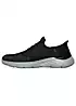 Skechers Mens Black Hands Free Slip-Ins Relaxed Fit Garner Newick Trainers