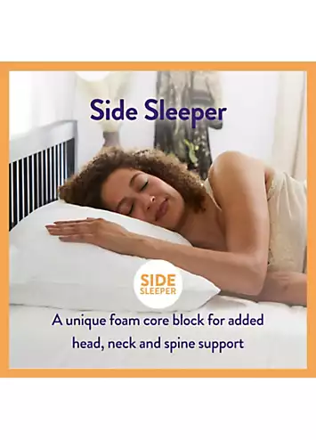 Slumberdown Super Support Pair of Firm Support Pillows | Kaleidoscope