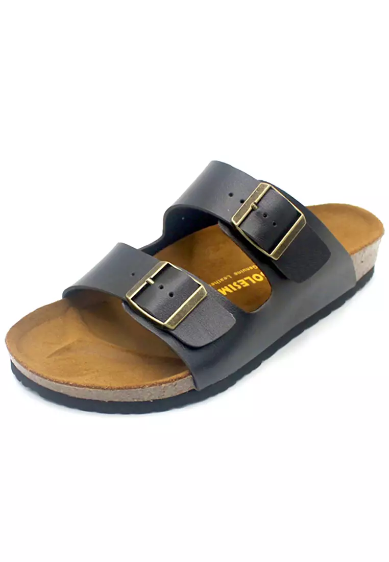 SoleSimple Athens - Black Sandals & Flip Flops