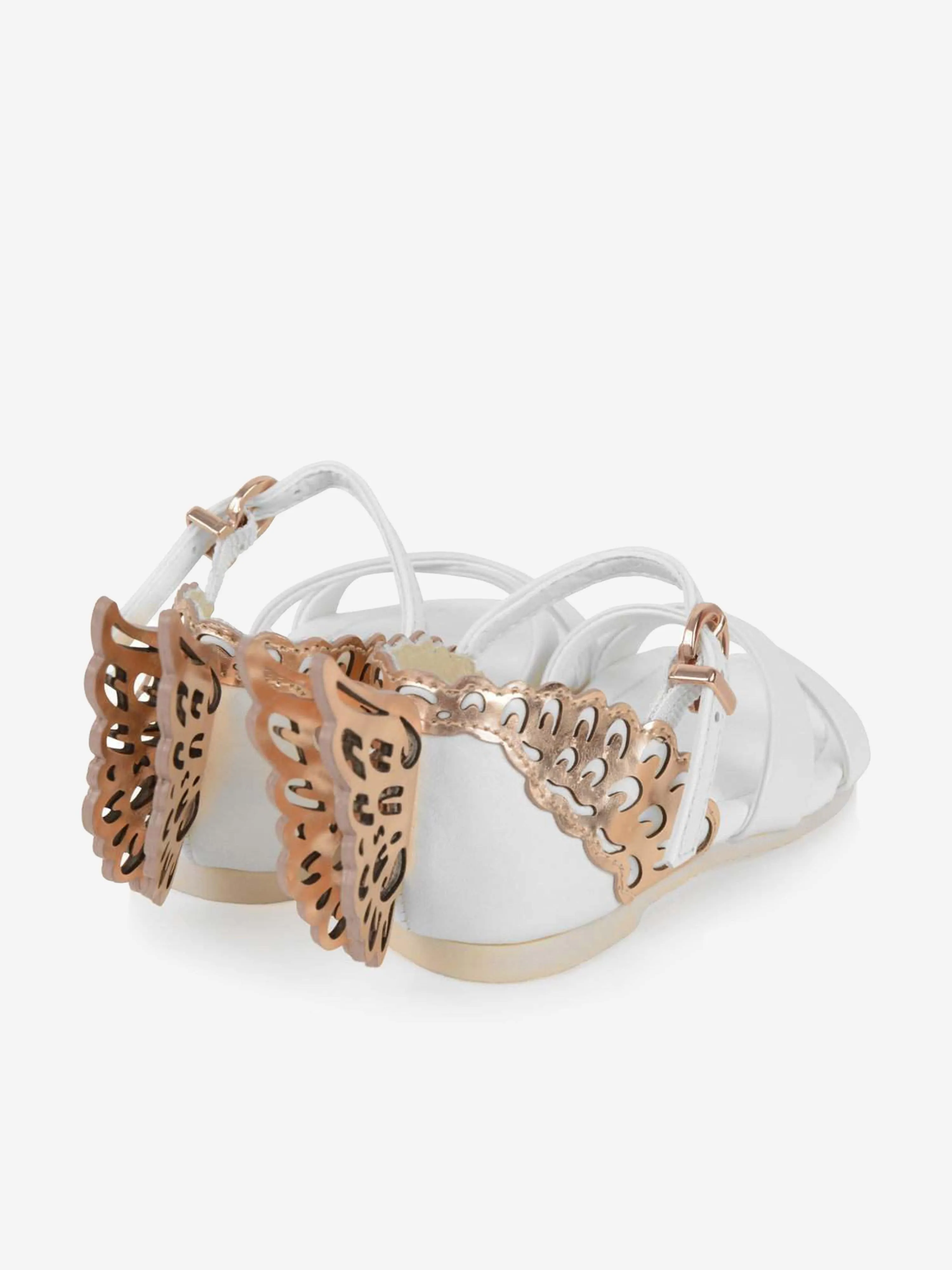 Sophia Webster Girls Leather Evangeline Butterfly Sandals