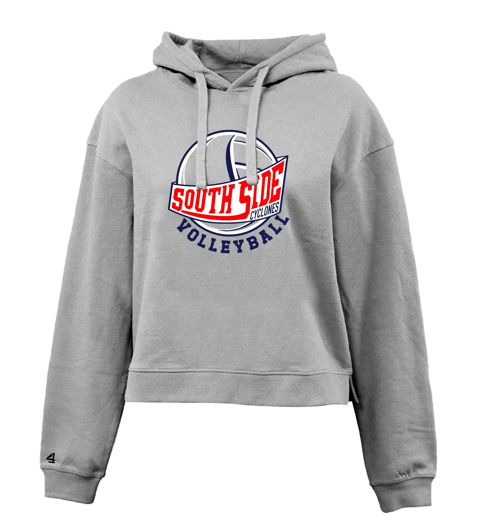 South Side High School Girls Cropped Hoodie