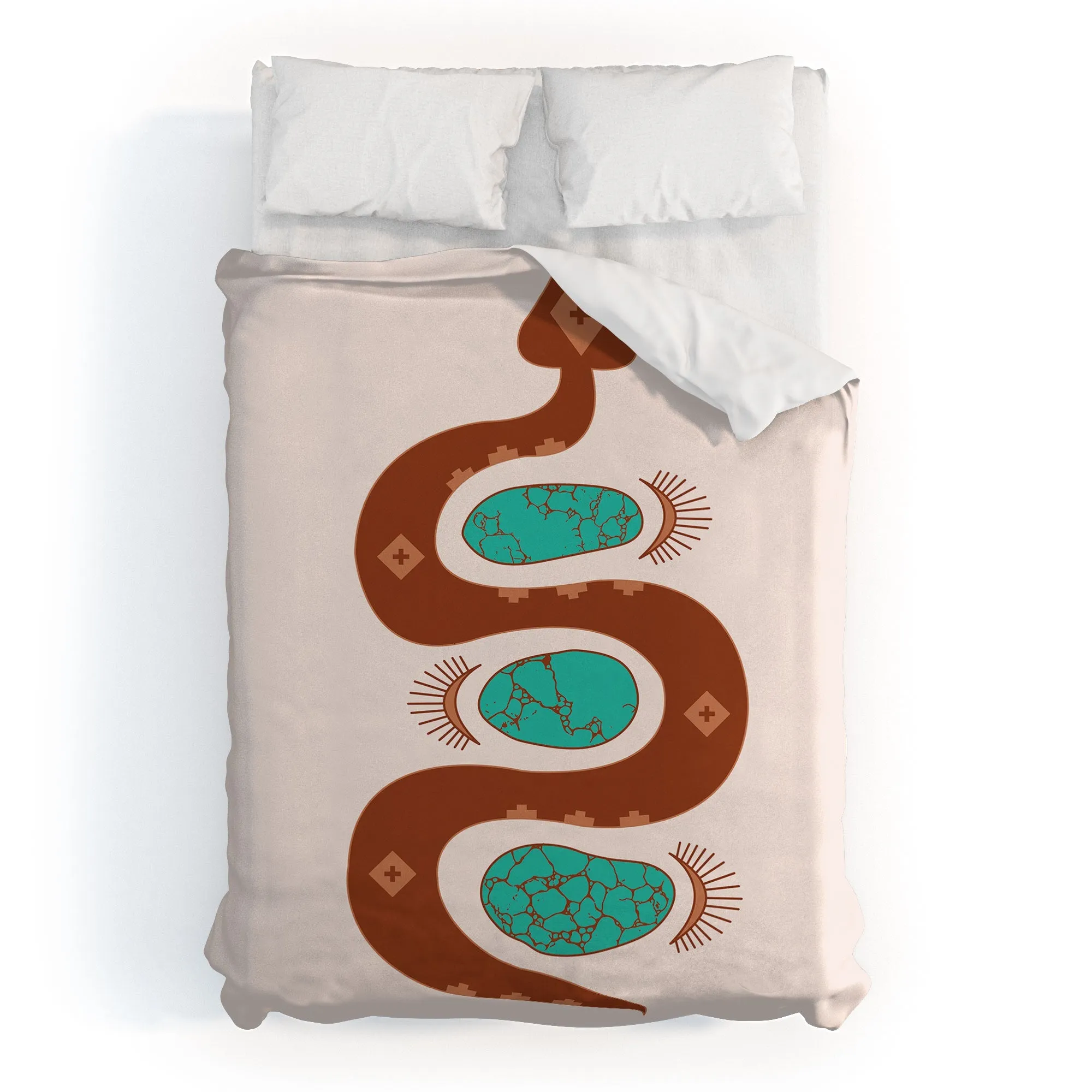 Southwestern Slither Duvet Cover &/or Bed in a Bag Set (DS) DD