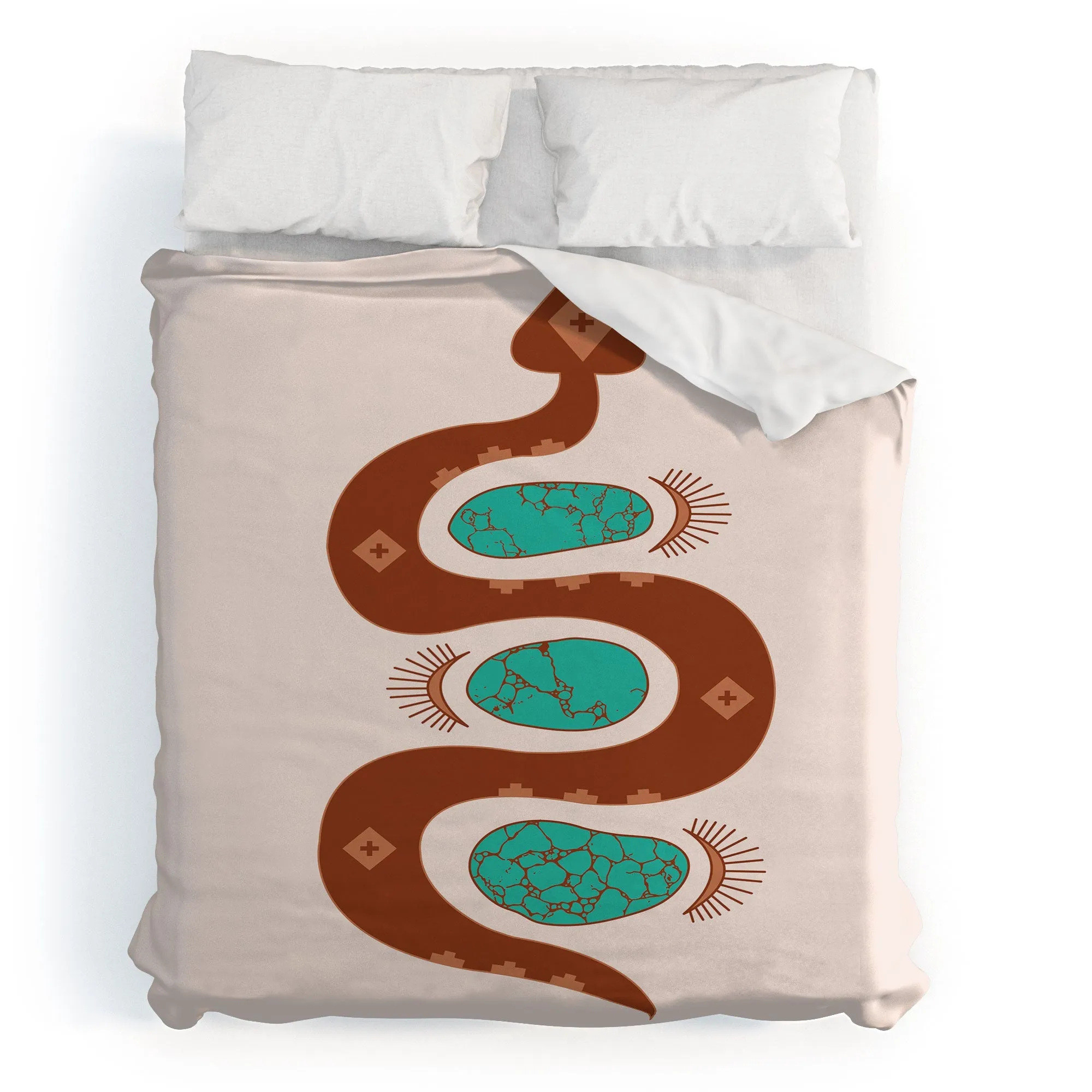 Southwestern Slither Duvet Cover &/or Bed in a Bag Set (DS) DD