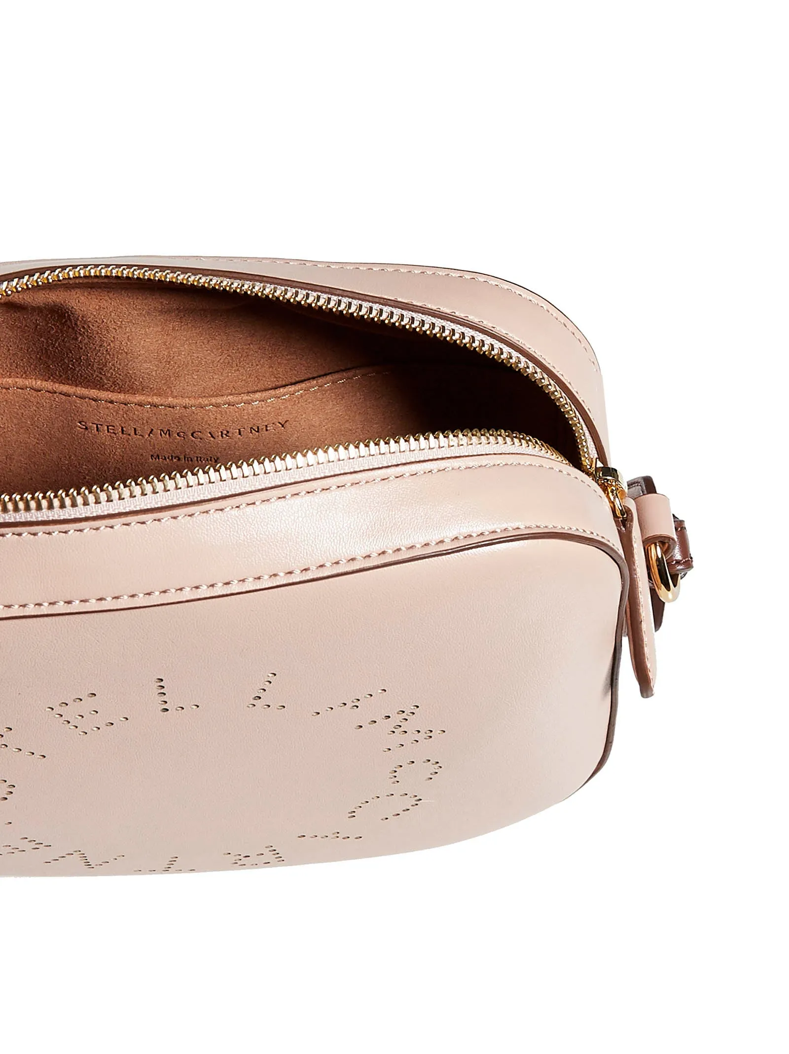 Stella McCartney Logo Perforated Mini Camera Bag