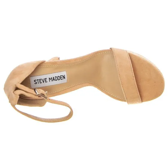 Steve Madden Womens Leslie Blush Suede Sandals