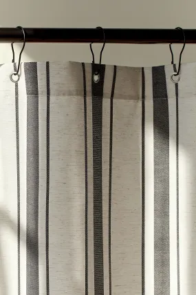 Striped shower curtain - Black/Striped - Home All | H&M GB