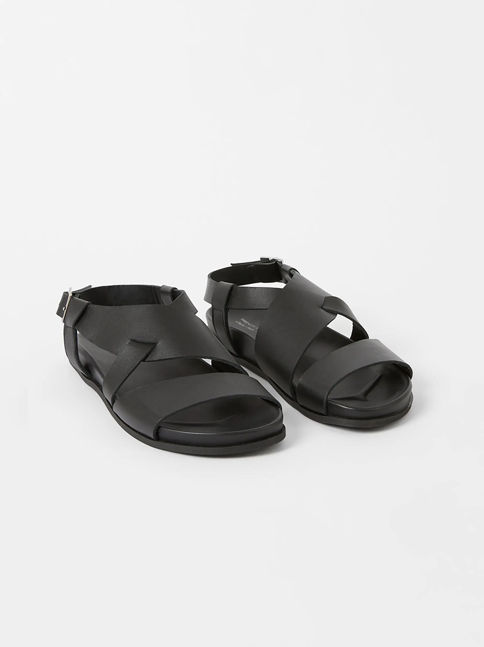 S+W x Branca Asymmetric Footbed Sandals