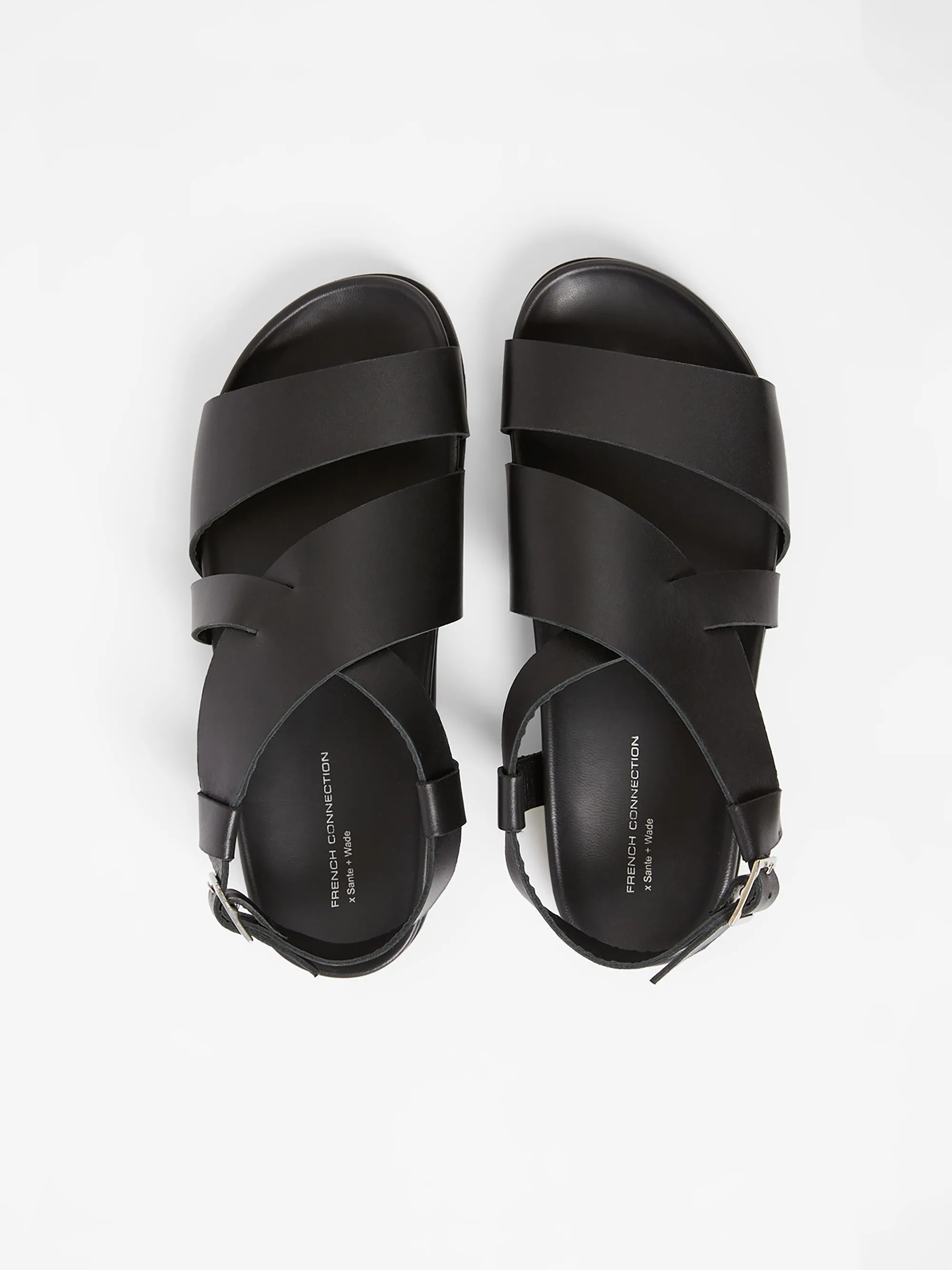 S+W x Branca Asymmetric Footbed Sandals