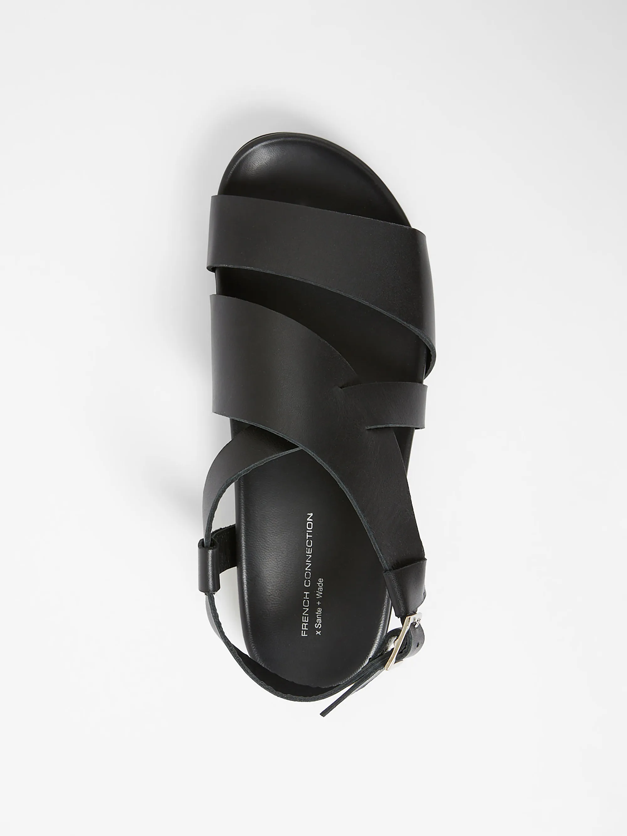 S+W x Branca Asymmetric Footbed Sandals