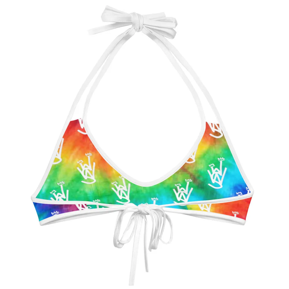 TIE DYE Reversible Bikini Top