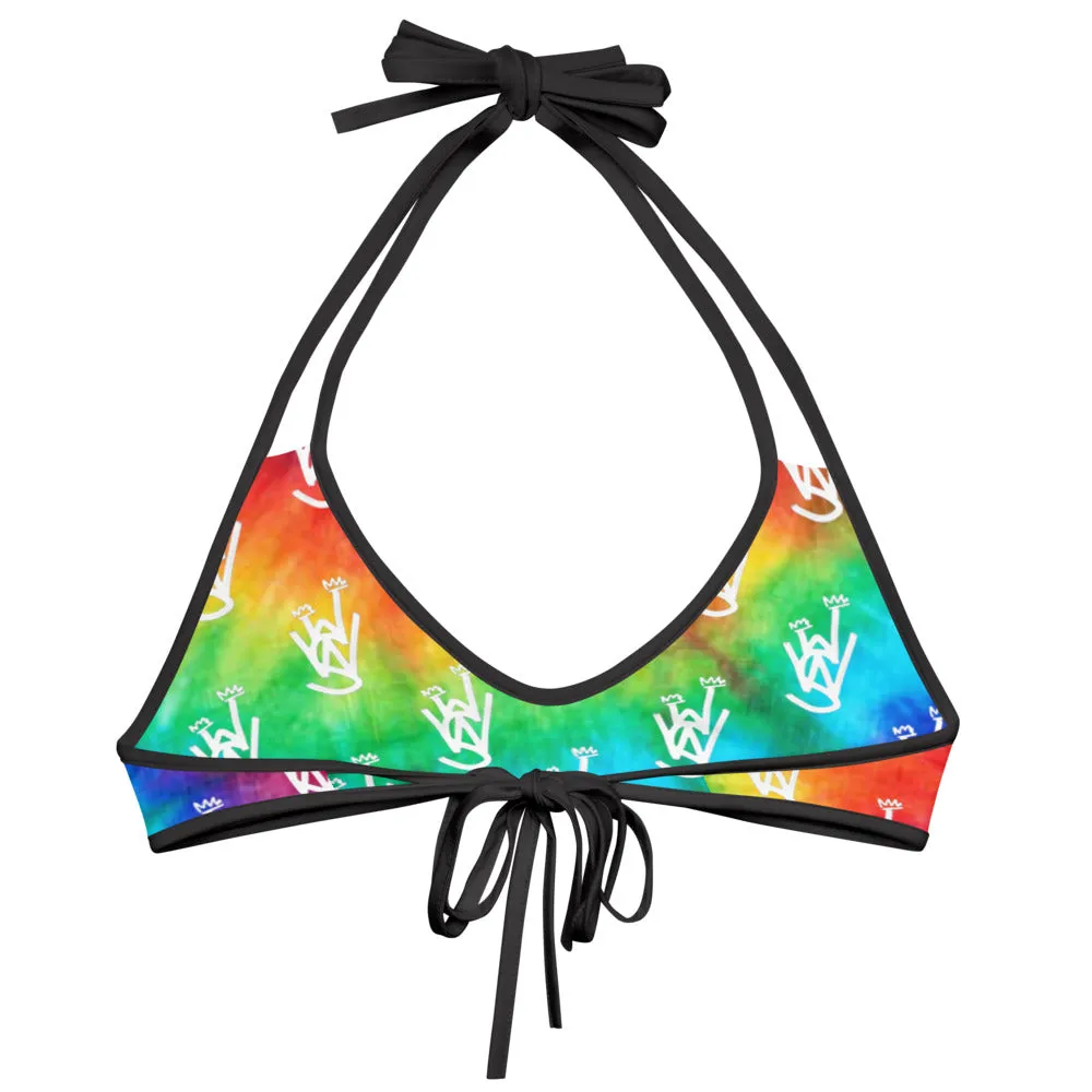 TIE DYE Reversible Bikini Top