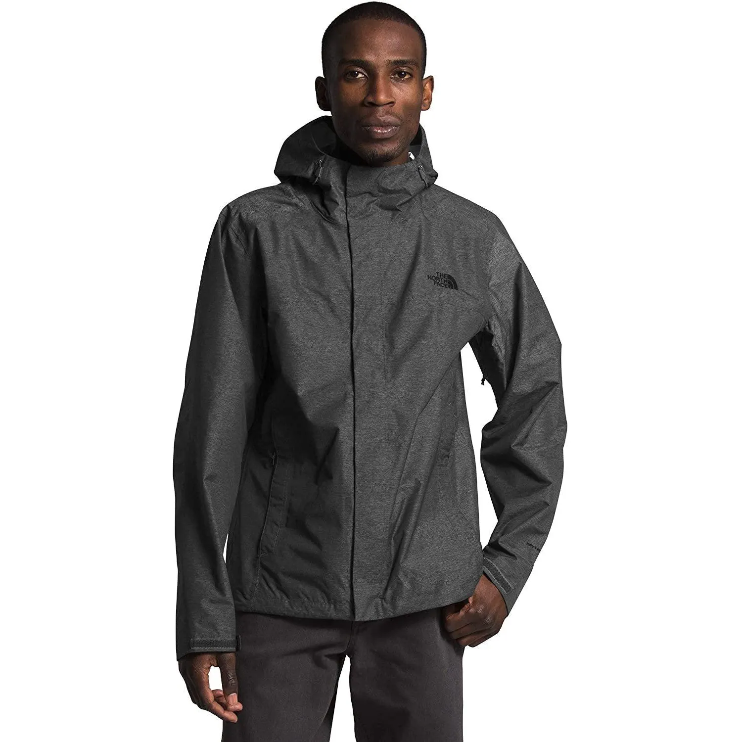 TNF Dark Grey Heather/TNF Dark Grey Heather/TNF Black The North Face Men's Venture 2 Jacket