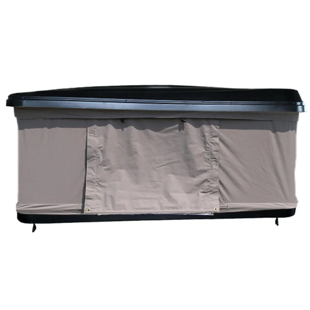 Trustmade Black Hard Shell Light Grey Rooftop Tent 2mins Setup 100% Waterproof 50mm Mattress