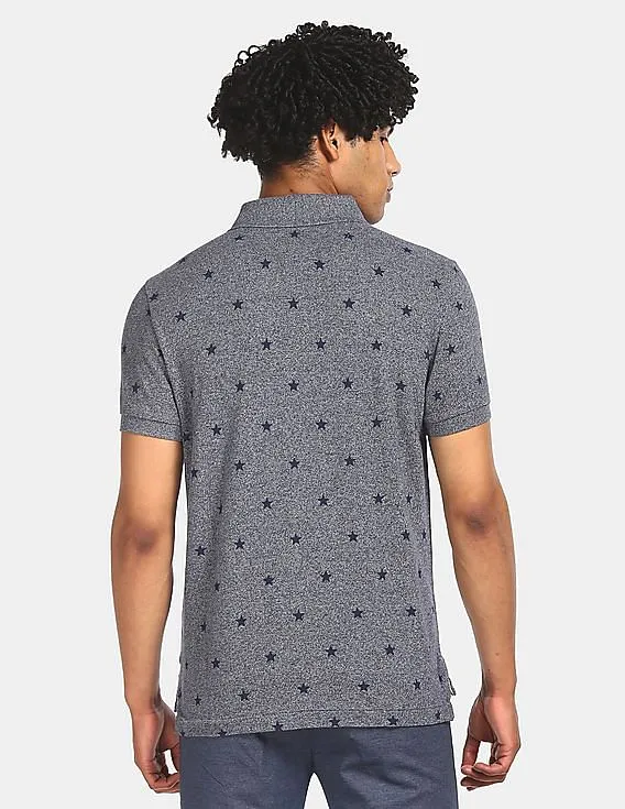 U.S. Polo Assn. Denim Co. Regular Fit Star Print Polo Shirt