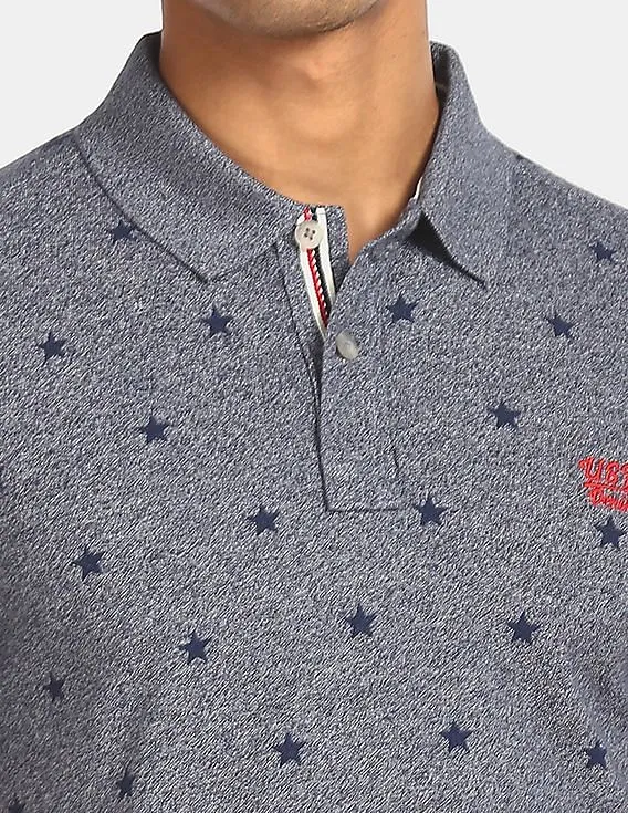 U.S. Polo Assn. Denim Co. Regular Fit Star Print Polo Shirt