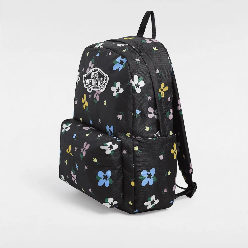 Vans Black Floral Old Skool Classic Backpack