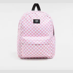 Vans KIDS OLD SKOOL GROM CHECK BACKPACK (HONEY SUCKLE) KIDS,BOYS,GIRLS PINK