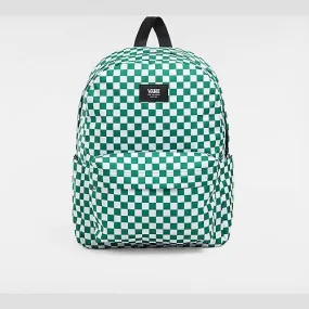 Vans KIDS OLD SKOOL GROM CHECK BACKPACK (VERDANT GREEN) KIDS,BOYS,GIRLS GREEN