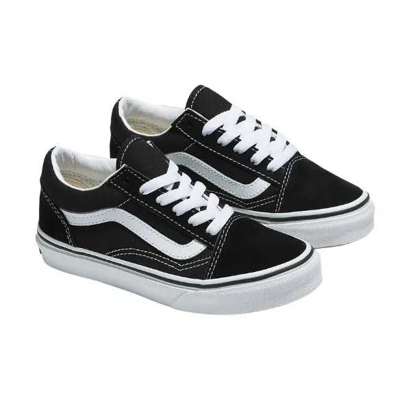 Vans Kids Old Skool Shoe - Black/True White