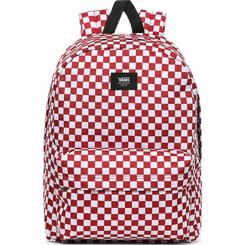 Vans OLD SKOOL III BACKPACK (CHILI PEPPER CHECKERBOARD) MEN RED