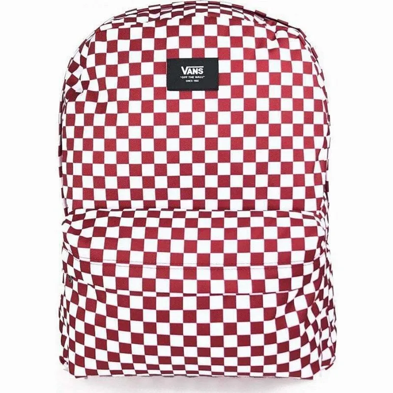 Vans OLD SKOOL III BACKPACK (CHILI PEPPER CHECKERBOARD) MEN RED