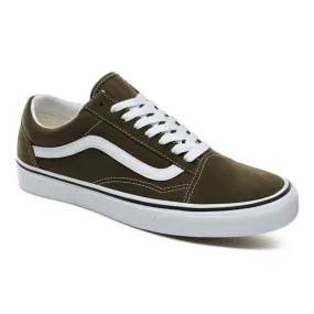 Vans Old Skool Suede Canvas Trainers - Beech Brown