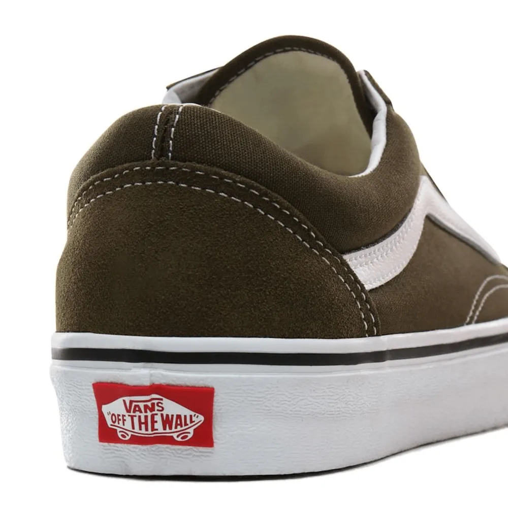 Vans Old Skool Suede Canvas Trainers - Beech Brown