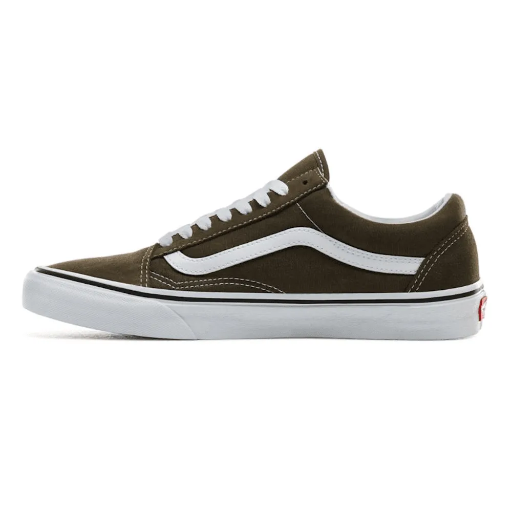 Vans Old Skool Suede Canvas Trainers - Beech Brown