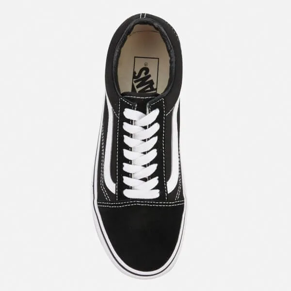 Vans Women's Old Skool Platform Trainers - Black/White