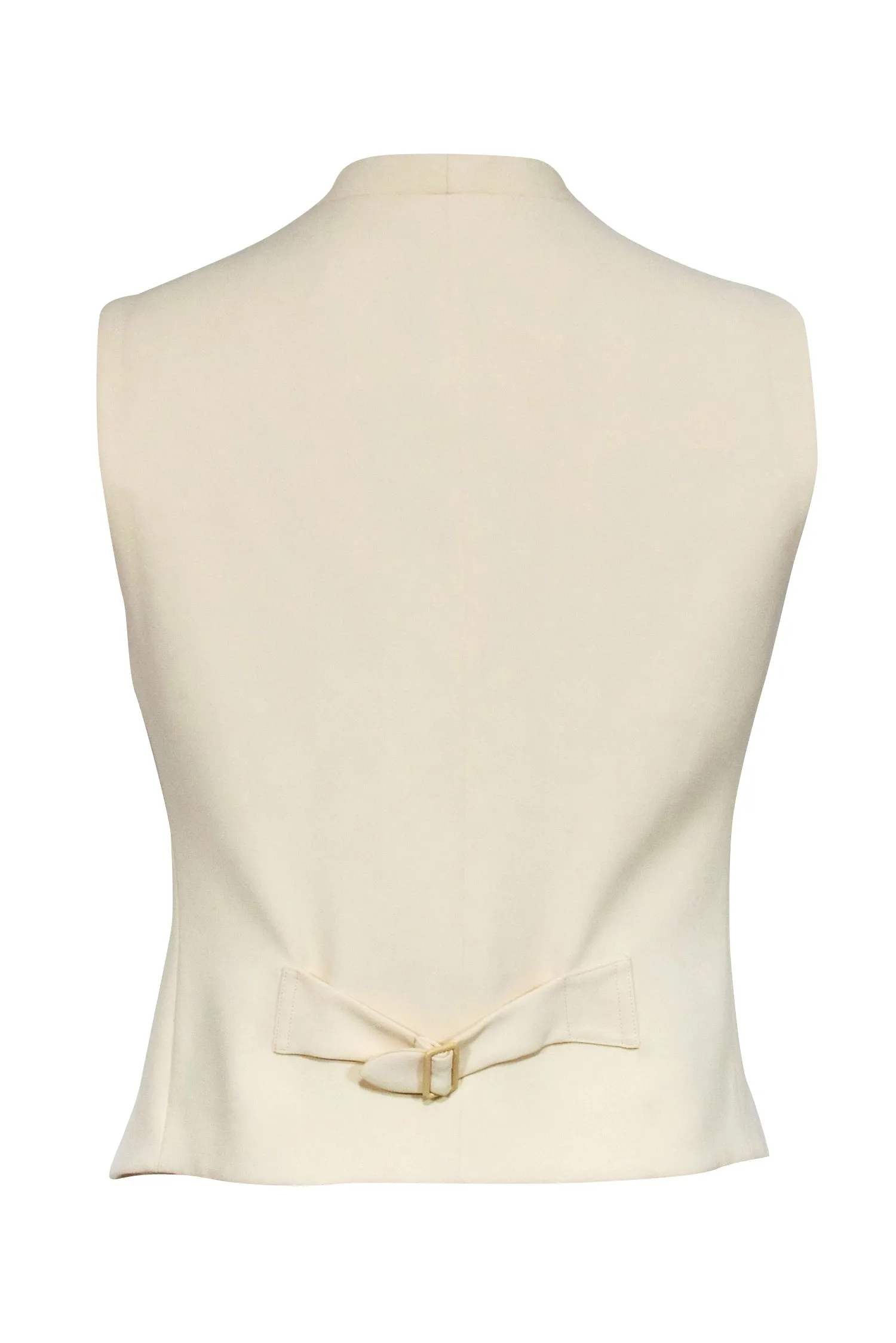 Vince - Cream Button Front Vest Sz 8