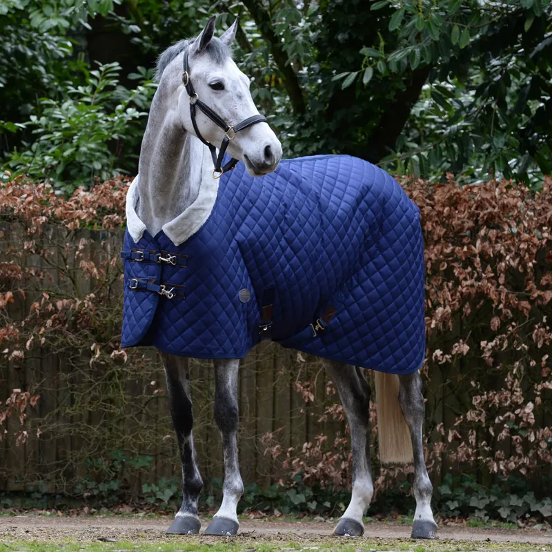 WeatherBeeta ComFiTec Deluxe Diamond Quilt 250g Stable Rug - Navy