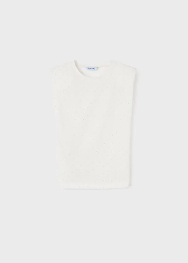 White Texture Tank