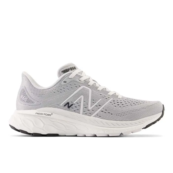 Womens New Balance Fresh Foam 860 V13 in Aluminum Grey/Quartz Grey/Blacktop