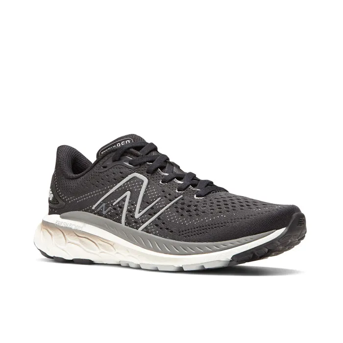 Womens New Balance Fresh Foam 860 V13 in Black/White/Castlerock