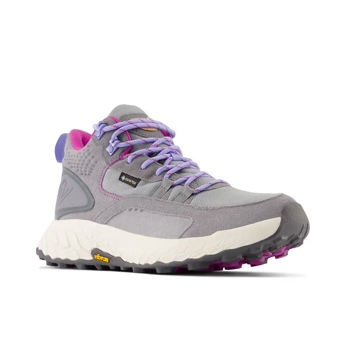 Womens New Balance Fresh Foam Hierro Mid in Steel/Castlerock/Magenta