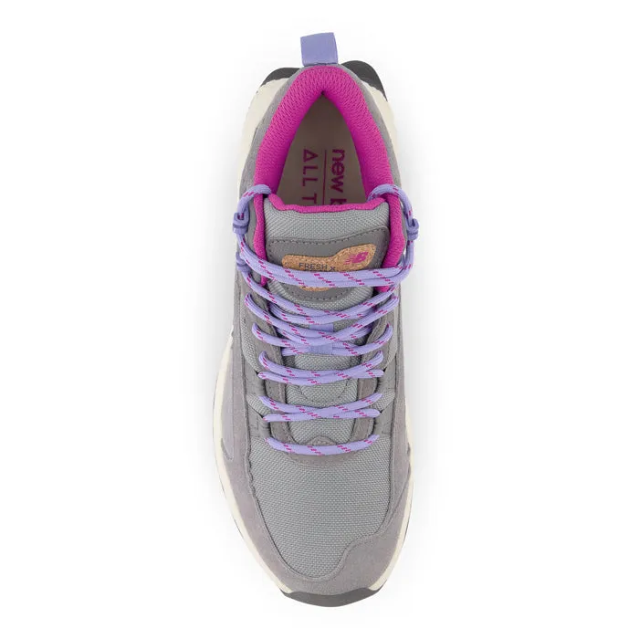 Womens New Balance Fresh Foam Hierro Mid in Steel/Castlerock/Magenta