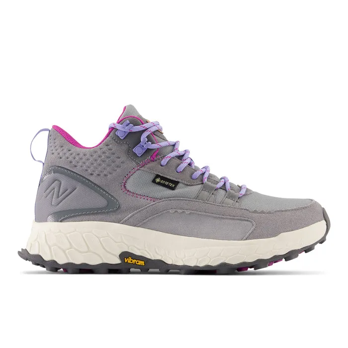 Womens New Balance Fresh Foam Hierro Mid in Steel/Castlerock/Magenta