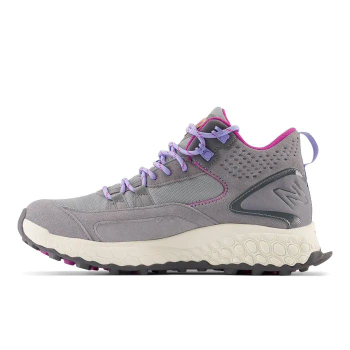 Womens New Balance Fresh Foam Hierro Mid in Steel/Castlerock/Magenta